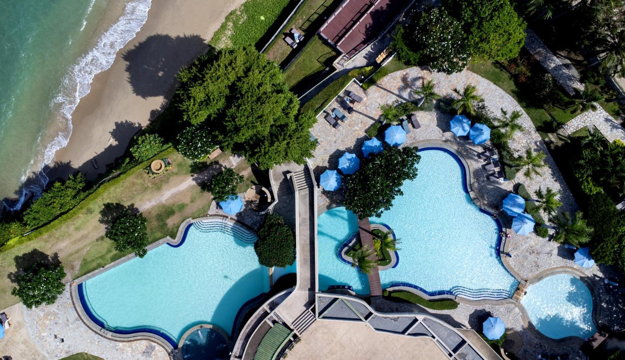 فندق دويست ثاني باتايا المظهر الخارجي الصورة Aerial view of the pool